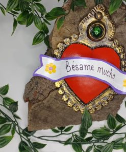 Cœur Ex-Voto avec Message