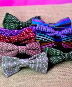 Nœuds papillon en rebozo faits main – lot de modèles artisanaux colorés