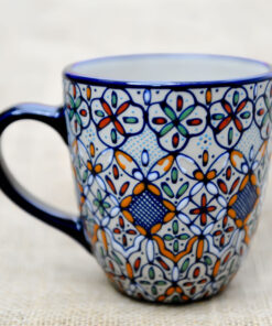 Tasse artisanale à chocolat – Céramique mexicaine peinte à la main