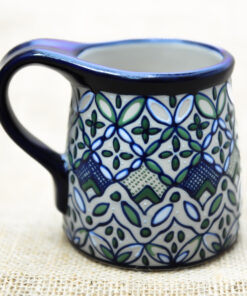 Mug tradition couleur vert en céramique artisanale