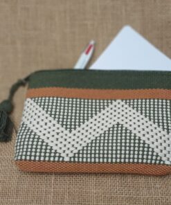 Trousse artisanale mexicaine compacte Linda en telar de cintura