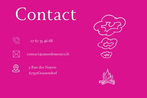 Coordonnées de contact Amor de México