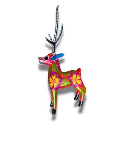 Alebrije cerf en bois peint à la main – artisanat mexicain Oaxaca