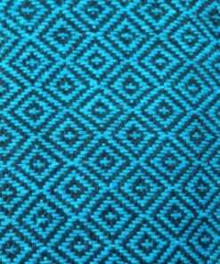 Rebozo bleu foncé – textile ancestral pour thérapie rebozo